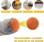 Self-Wringing Twist Mops for Floor Cleaning, Microfiber Floor mop with 57 " Long Handle, Easy Wringing Mop for Hardwood Commercial Household Clean (Gray Twist Mop)