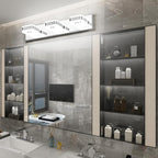 Tipace LED Modern Bathroom Vanity Light Fixtures (3-Light,23.6-Inch), Acrylic Chrome Bathroom Wall Lighting Fixtures Over Mirror (Cool White 5500K) with Rotatable Vanity Lights Heads