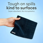 Vove Swedish Dishcloths 5-Pack, Nordic Nature - FSC Certified Cellulose & Cotton, Oeko-TEX Standard 100, Reusable Washable Kitchen Cleaning Cloths, Eco Friendly Floral Design