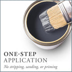 AMY HOWARD AT HOME Chalk-Based One Step Paint for Furniture, Cabinetry, Decor, Finish, and More | No Stripping, Sanding, or Priming | Dark Base | 32 Ounce | Good Man is Hard to Find