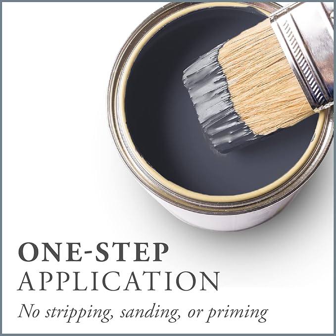 AMY HOWARD AT HOME Chalk-Based One Step Paint for Furniture, Cabinetry, Decor, Finish, and More | No Stripping, Sanding, or Priming | Dark Base | 32 Ounce | Good Man is Hard to Find