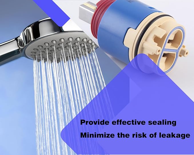 Single-Lever Cartridge for Shower Faucets Replaces RK7300, Olympia OP-340009, Dominion 46-3100 Pressure Balancing Cartridge and more, JH02BJ HL-40 of Hain-Yo (1 Pack)