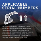 Left Hand Window Latch with Screw Compatible with 1954-1977 Cessna100,200,300 Series Aircraft