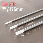 YESWELDER TIG Welding Tungsten Electrode 0.8% Zirconiated 1/16" x 7" (White, WZ8/EWZr-0.8) 10-pk