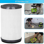 Vacuum Filter Fit Ryobi P770 18V ONE+ Cordless Wet/Dry Vac Filter # 31305200