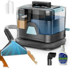 DEVOAC C8 Portable Carpet Upholstery Spot Cleaner Machine with Versatile Tools, Self-Cleaning, 18Kpa Powerful Suction, Pet Stain Remover, Car and Auto Detailer (Cyan)
