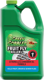 Green Gobbler Fruit Fly Goodbye Gel Drain Treatment | Killer Flies & Eliminator (1 Gallon)
