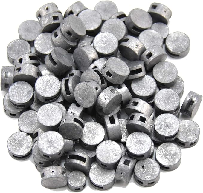 10x6mm Meter Lead Seal (500g/1.1lb) Approximately 135PCS with Copper Wires (100m)