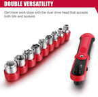 Eastvolt 128-Piece Home Repair Tool Set, Tool Sets for Homeowners, General Household Hand Tool Set with Storage Toolbox, EVHT12801, Black + Red (ASK01)