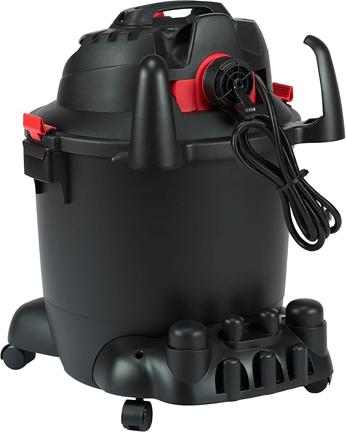 Shop-Vac 8251205 12 Gallon, Wet/Dry Utility Vacuum, 5.5 Peak HP, SVX2 Motor Technology, 2.5 Inch Diameter x 8 Ft Hose, 20 Ft Cord, Black, Includes Blower Port, Ideal for Garage and Workshop