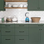 DWIL Matte Finish Furniture Paint - 32 Oz Wood Paint for Cabinets, Doors, Tables, and Dressers Refinishing - Water-Based, Non-Toxic & Odorless, Easy to Apply(Cardamom Green)-With Tools