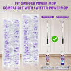 30 Pack Disposable Power Mop Refills Pads for Swiffer Powermop,Swifter Wet Pads Refill,Disposable Mop Pads Swifters for Wood Floors,Multi-Surface Mopping Pads Refills for Floor Cleaning