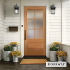 Darkaway Outdoor Wall Lights for House, Exterior Lighting Fixtures Wall Mount Outdoor Porch Lights Waterproof Black Outdoor Sconce Lights with Seeded Glass for Patio Hallway Garage,2 Pack