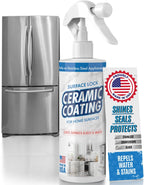 Home Ceramic Coating for Stainless Steel, Glass and Countertops - Seal, Protect & Shine for the Kitchen & Bathroom - Fights Fingerprints, Grime and Stains in Your Life - 8 fl oz - Proof It Works