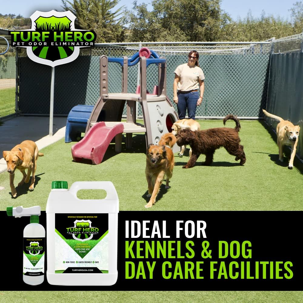 Pet Odor Eliminator For Artificial Turf | Powerful Bio-Enzymatic Formula Targets the Most Offensive Odors On All Surfaces | 1 Gallon