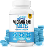 FreshPan AC Drain Pan Tablets (100 Count) | 4 Year Supply of Slow Release AC Condensate Pan Tablets for Clean, Fresh Flow