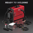 ARCCAPTAIN 160A MIG Welder 110V 220V 4 in 1 Welding Machine Gas MIG, Gasless MIG Flux Core Welder, Lift TIG, MMA Stick Welder, Welder Machine with Synergy for Beginner IGBT Inverter Portable Welder