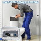 4 Pack Toilet Tank Liners 40 x 16 Inch Toilet Anti Condensation Kit with Aluminum Foil Tape Prevent The Formation of Condensate Water（0.2 inch thick）