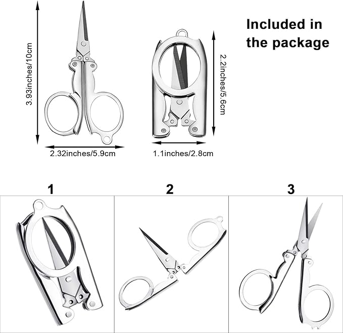 OAPRIRE 3M Double Sided Adhesive Tape Pads 20 PCS Multipurpose 3M VHB Sticky Adhesive Pads Replacement Mounting Tape with Stainless Steel Folding Scissors and Storage Box - 1.96 in x 1.57 in