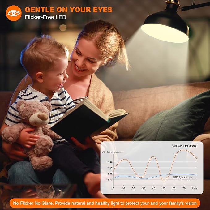 Kawaya E26 LED Edison Bulbs: 6W Equivalent 60 Watt Dimmable LED Light Bulbs - Vintage Warm Lights 2700k 800 Lumens High Brightness Filament Bulbs with 90+ CRI (12)