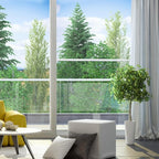 8 Pack Window Security Bar Window Lock Bar 15.7-27.6 Inch 1/2'' Diameter Adjustable Sliding Glass Door Lock Window Safety Bars with Rubber Tips Sliding Door Security Stick for Bathroom Cupboard