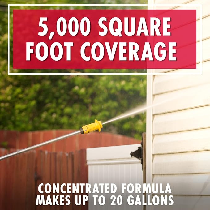 30 SECONDS Pressure Washer Concentrated Cleaner – Power Cleans Stains from Algae, Mold & Mildew, Dirt, Grime – Makes up to 20 Gallons