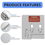 Generator Interlock Kit Compatible with Square D QO or Homeline 150 or 200 Amp Panels. 1 3/8 Inches Spacing Between Main and Generator Breaker,Breaker Interlock Switch for Generator.