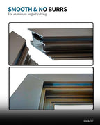 7-1/4-Inch 56-Tooth Circular Saw Blade, 5/8-Inch Arbor, Aluminum, Non-Ferrous Metal Cutting Blade, Carbide Tip, Thin Kerf, for Medium Aluminum, Plastic, Composite