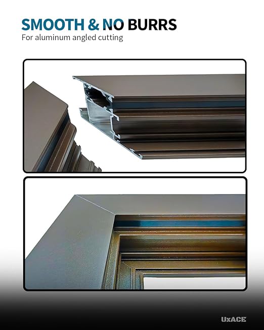 6-1/2-Inch 54-Tooth Circular Saw Blade, 5/8-Inch Arbor, Aluminum, Non-Ferrous Metal Cutting Blade, Carbide Tip, Thin Kerf, for Thin Aluminum, Plastic, Composite