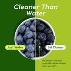 CleanBoss Eat Cleaner Triple-Action Fruit + Veggie Wash Refill - 64 oz - Removes Harmful Residue - Keeps Produce Fresh Up to 5X Longer - Vegan, Gluten Free