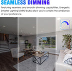 ENERGETIC SMARTER LIGHTING LED Recessed Light Bulbs BR40, 110W Equivalent 14W, Dimmable, 1600 High Lumens, Warm White 3000K, Indoor Flood Lights for Recessed Cans, UL Listed, 6 Pack
