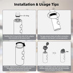 Hibbent Metal Pull Down Kitchen Faucet Head Replacement with 15 Adapters, Sink Spray Head, 2 Function Spray Nozzle Compatible with Moen, American Standard, Delta, Kohler Faucets, Brushed Nickel