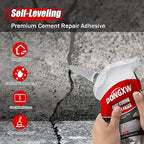 Concrete Crack Filler, Self Leveling Cement Crack Sealant Waterproof, High Elasticity Crack Repair Adhesive for Concrete Driveway, Weather-Resistant Caulking Glue for Joint, Outdoor(4 pcs)