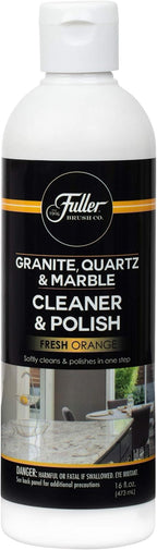Fuller Brush Countertop Cleaner & Polish - Multi Surface Cleaner - Cleans, Polishes and Protects Granite Quartz Marble Glass Laminates Metal and Other Surfaces Refreshing Orange Scent Removes Odor