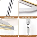 47“ Adjustable Long Handle Carpet Rake Pet Hair Remover, Reusable Large Metal Lint Remover Brush for Embedded Fur Removal from Low Pile Rugs Stairs, Carpet Brush Scraper Dog Cat Hair Remover Broom