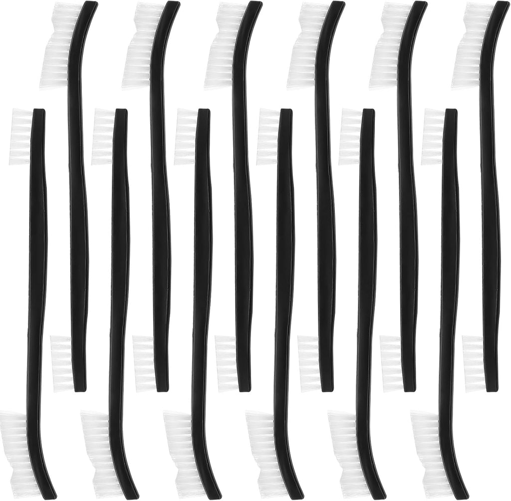 30Pcs Nylon Cleaning Brush, Double-Ended Brushes for Cleaning, Sturdy Durable Nylon Clean Rod, Universal Clean Brush for Small Spaces, Tubes, Jewelry, Shoes Washing