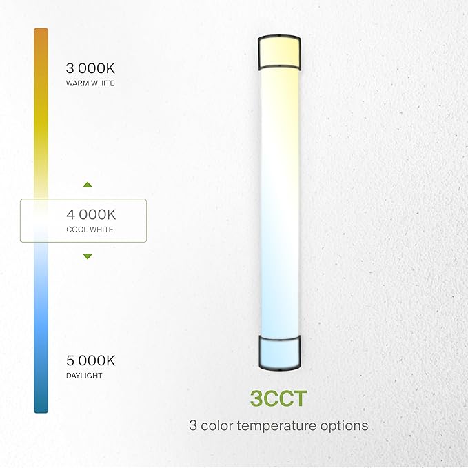 ASD LED 48" Vanity Flush Mount Light Fixture, Linear Bathroom Lighting Bar | 3CCT, Dimmable, Energy Star, ETL Listed | 35W 3200LM 3000-5000K 120V | Long Bath Wall Sconce Over Mirror | Black, 2 Pack