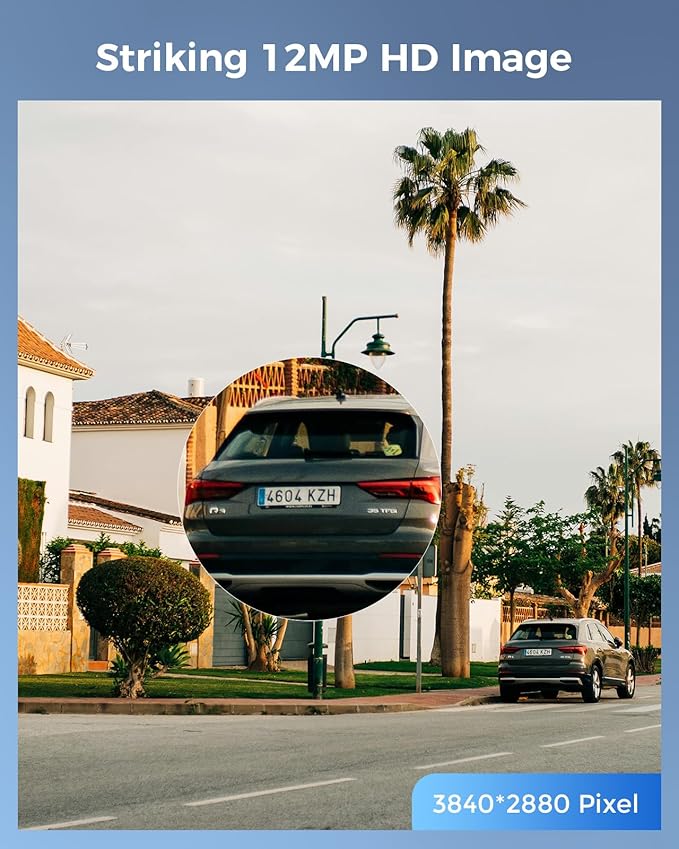 [12MP Ultra HD] Hiseeu 12MP PoE Security Camera System, 8 Pcs 12 MP Security Cameras, 121°Wide View, 2 Way Audio, Color Night Vision, 8 Port 16 Ch PoE NVR, 4TB HDD for Home Surveillance Outdoor&Indoor