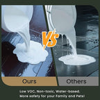 Waterproof Sealant, ORIENTAL YUHONG 1 Gallon Acrylic Coating Sealant, UV Defense, Elastomeric Roof Coating Sealer for Roof Leaks Repair, Concrete, Wall Repair Indoor and Outdoor (White)