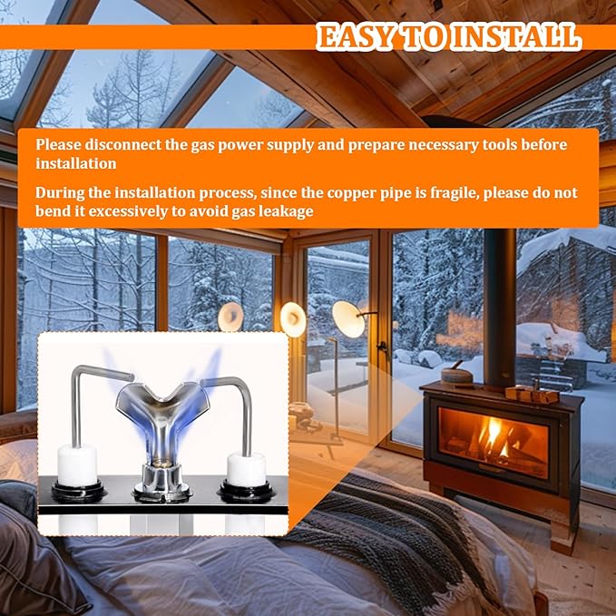 IPI Pilot Assembly 2090-012 Natural Gas for Heatilator, SRV2090-012 2198-012 Natural Gas (NG) Pilot Assembly for Heatilator, Majestic, Heat-N-Glo, Quadra-Fire Fireplaces Replacement Part