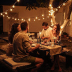 Meconard G40 Replacement Light Bulbs, E12 Candelabra Screw Base 5watt Dimmable Clear Glass Globe Incandescent Bulbs for Indoor Outdoor String Lights,Warm White,25Pack