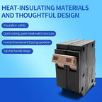 260 2-Pole 60-Amp Circuit Breaker, Type 3/4-Inch Plug-On Molded Case Circuit Breaker, Thermal Magnetic Protection, 10 KAIC, 120/240V, fit Load Centers by SOYGN