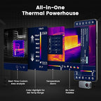 MILESEEY TR256i Thermal Imaging Camera for Android, 512×384 Super Resolution (256×192 Native IR) Infrared Camera, Smartphone Thermal Imager, 5°F~1112°F for Electrical, Building, HVAC Detection