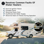 Water Heater Burner Tube Assembly RV Main Burner Parts Compatible With Dometic Atwood 6 and 10 Gallon GH6-7E GH6-8E G6A-6E G6A-7E G6A-8E GCH6A-7E Replace#: 91638 96206 92615 93221