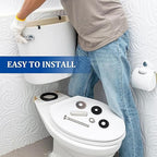 Upgraded Toilet Tank to Bowl Bolt Replacement Kit, Universal Heavy Duty Toilet Tank Bolts with Extra Long Nuts, Waterproof and Rustproof Stainless Steel(2 PCS)