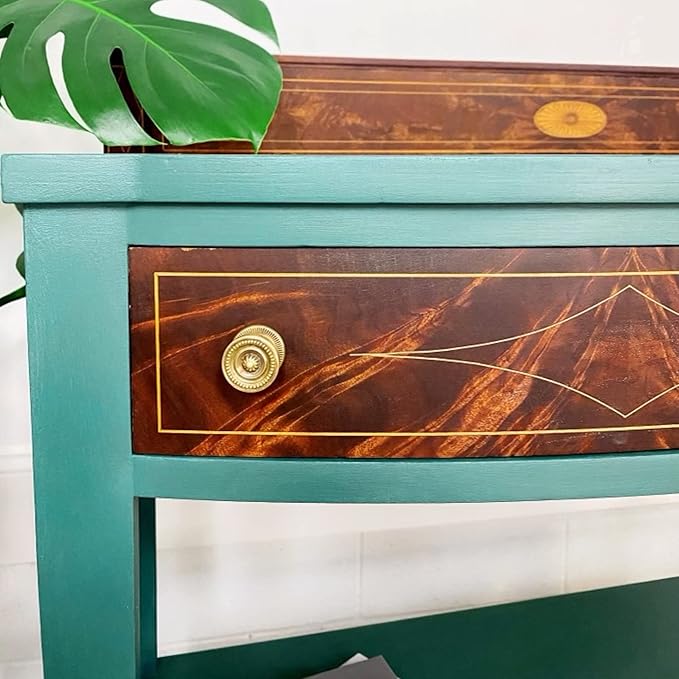 Dixie Belle Paint Company Chalk Finish Furniture Paint - Palmetto (8oz) - Matte Rich Green Chic Chalk Mineral DIY Furniture Paint