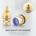 Faucet Cartridge Replacement for Kohler 1000187 1000188, Used in Deck Faucets with 3/4 inch Valves, 2 Pack Ceramic Valve Faucet Replacement Parts (2 Pack 1000187+1000188)