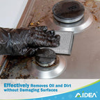 AIDEA Non Scratch Wire Dishcloth 12PK, Wire Dishwashing Rag for Wet and Dry, Washable Dish Rags No Odor, Cleaning Pads Steel Scrubber for Cookware, Sinks, Dishes, Stove Tops, 7"×8"