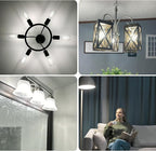 ST58 Edison Bulbs 60 Watt Led, 5000K Vintage Light Bulbs, E26 Led Bulb 6W Dimmable Plastic 600LM, Antique Decorative Filament LED Bulb for Bedroom Office Fan Lights Ceiling Fixtures 12 Pack