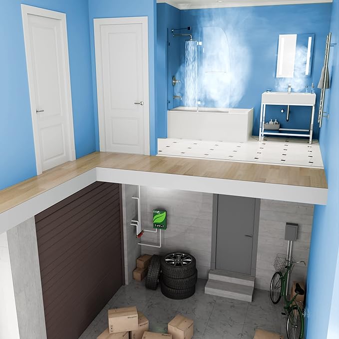 ANZZI Envo ANZZI Electric Tankless Water Heater 27 kWat 240 Volts, Small Enough to Install Anywhere - For kitchen faucet, bathroom faucet and shower (WH-AZ027-M3)